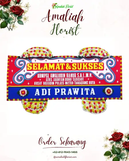 Papan Bunga Ucapan Selamat Kopen